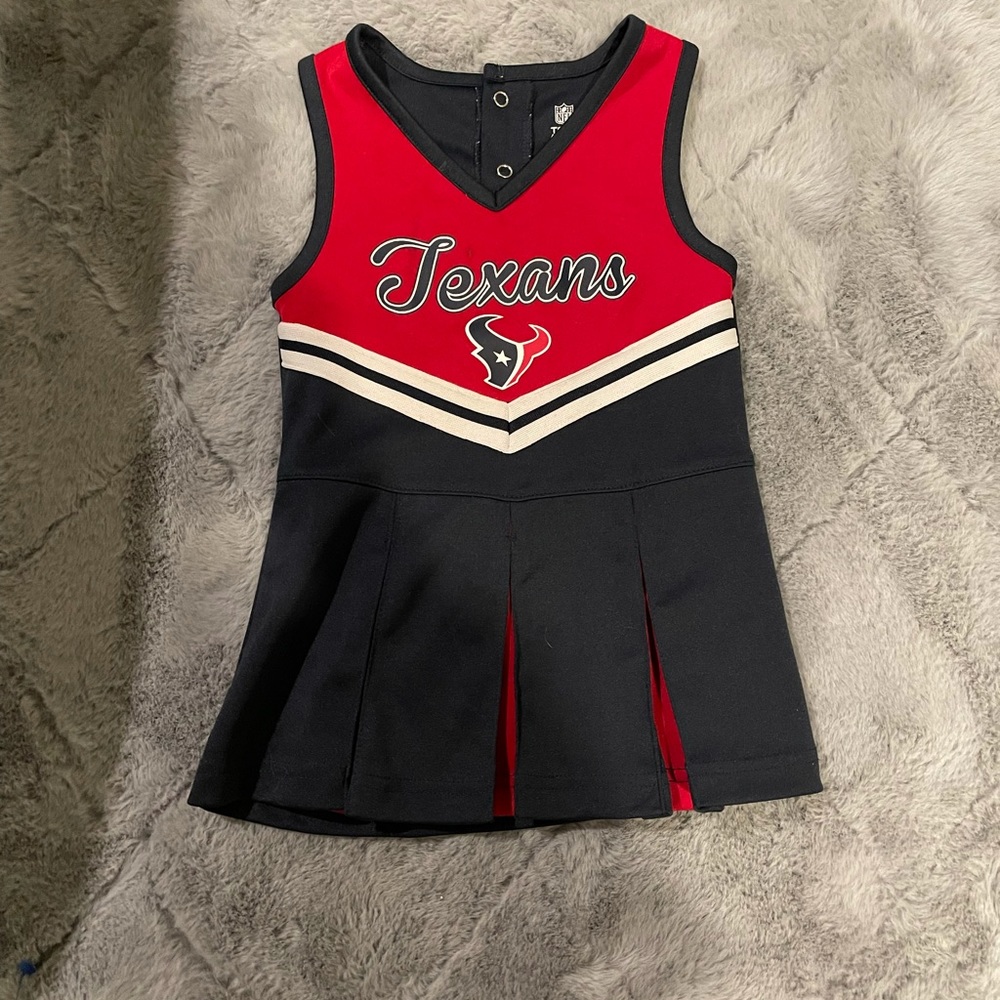 Texans Toddler Cheer Uniform 2T